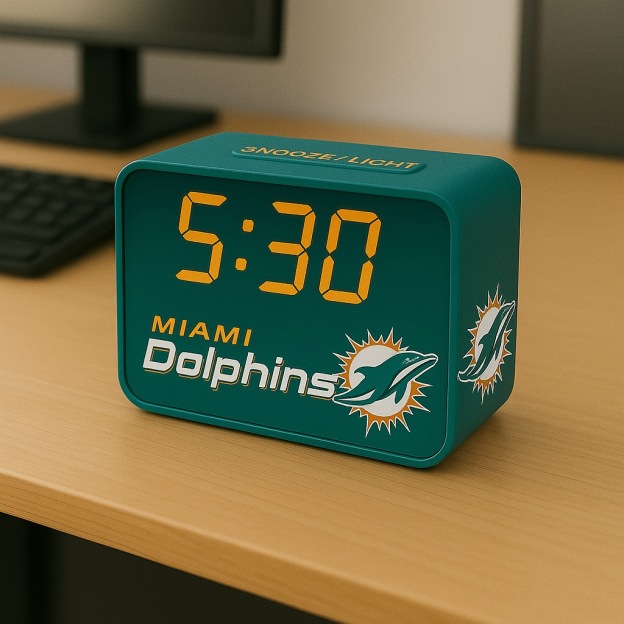 Football Team LED Alarm Clock-Game Day Gift