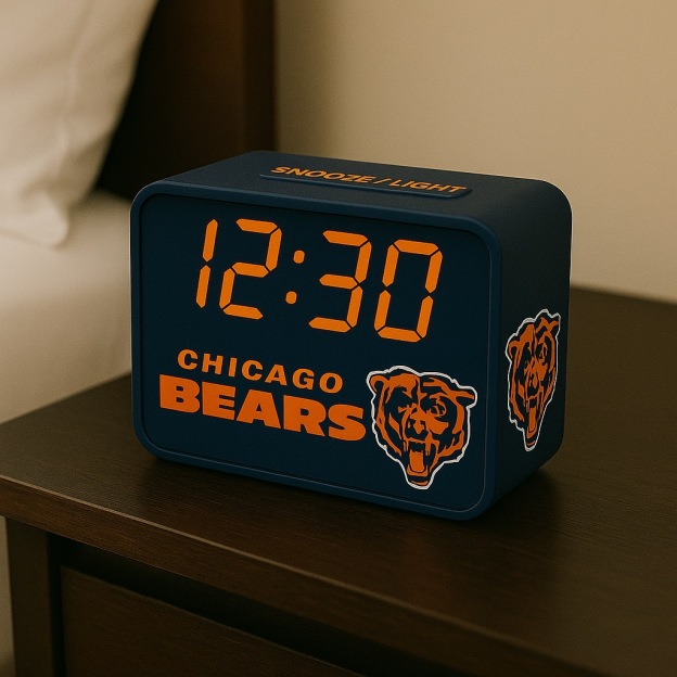 Football Team LED Alarm Clock-Game Day Gift
