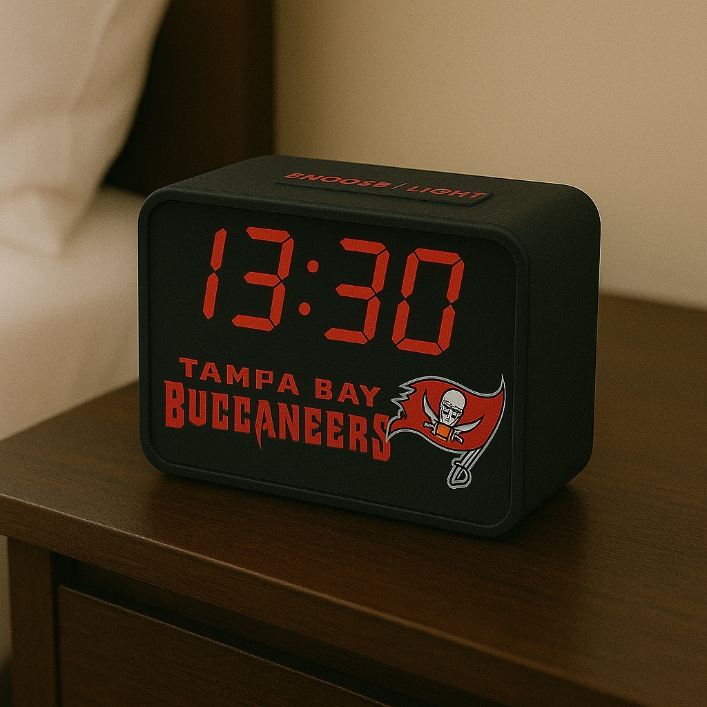 Football Team LED Alarm Clock-Game Day Gift