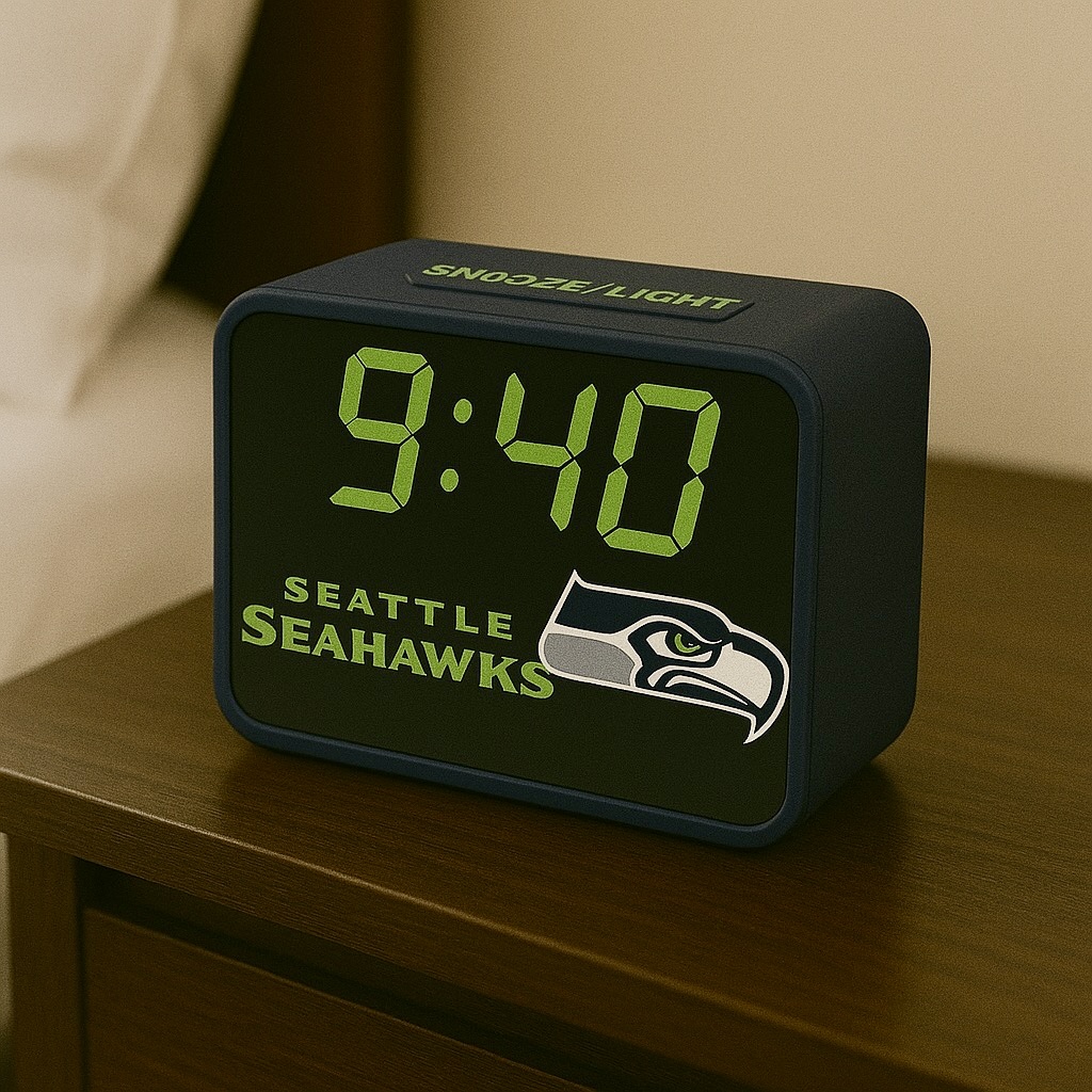 Football Team LED Alarm Clock-Game Day Gift