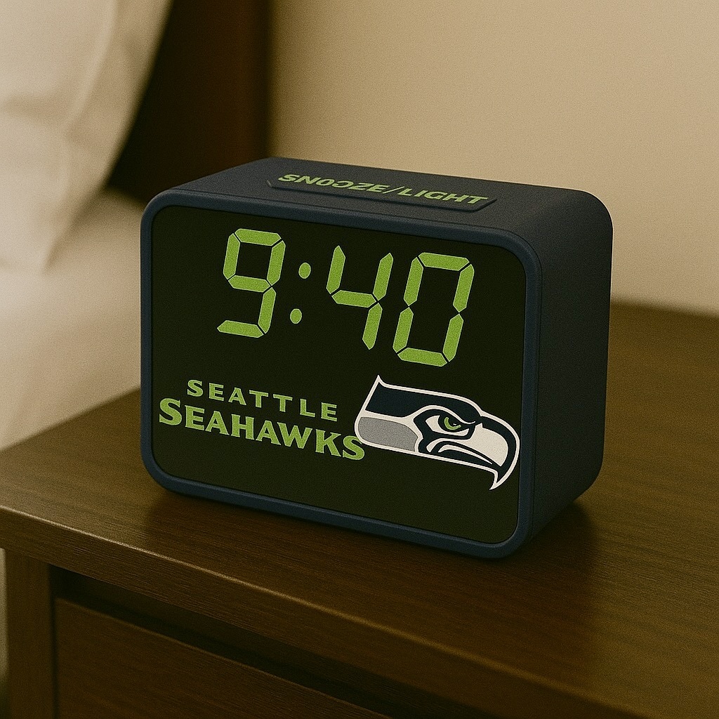 Football Team LED Alarm Clock-Game Day Gift
