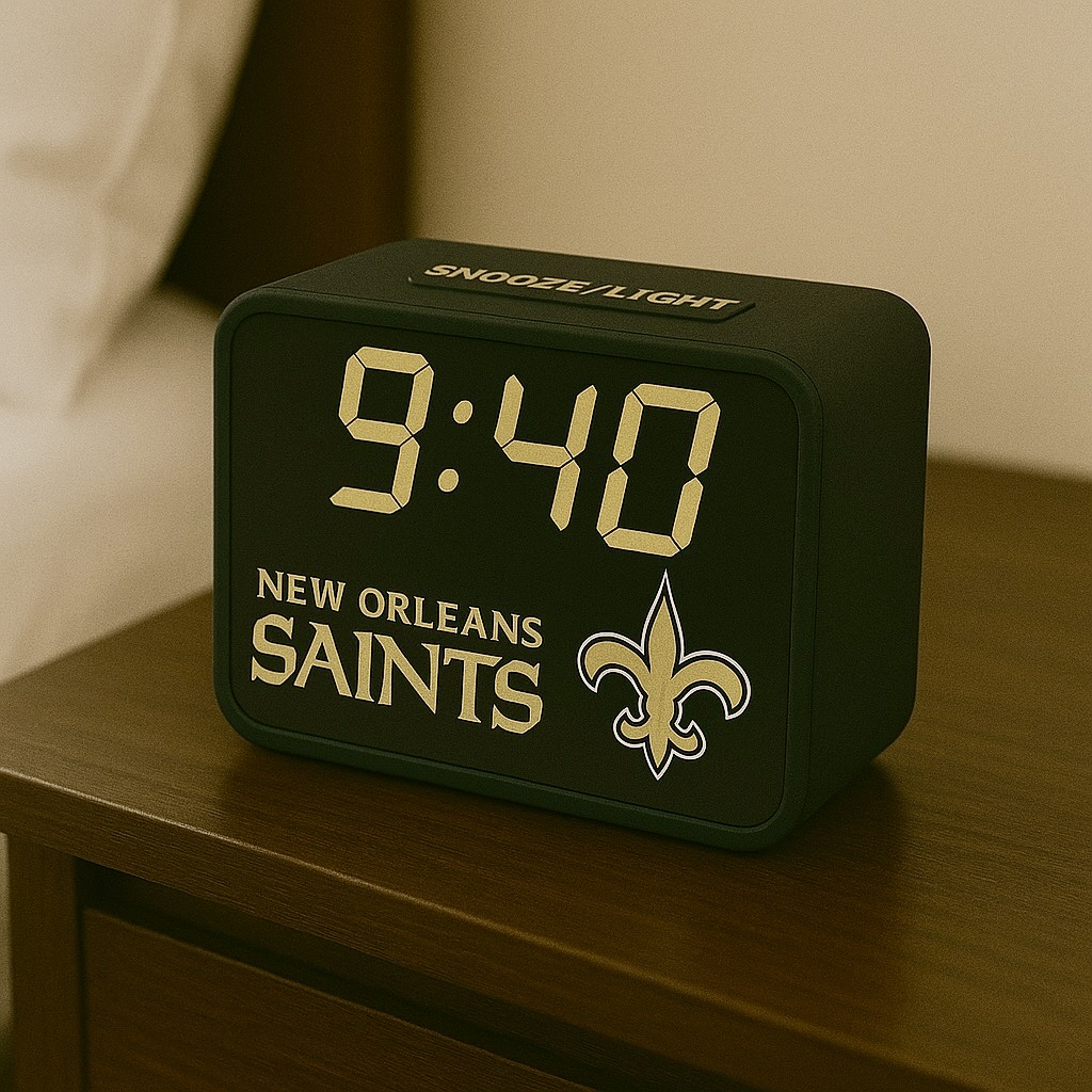 Football Team LED Alarm Clock-Game Day Gift