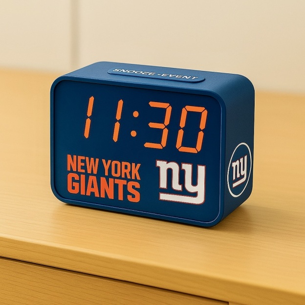 Football Team LED Alarm Clock-Game Day Gift