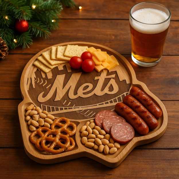  Baseball Spirit Wooden Charcuterie Board – Limited Edition