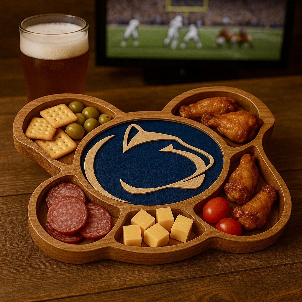Team Spirit Wooden Charcuterie Board