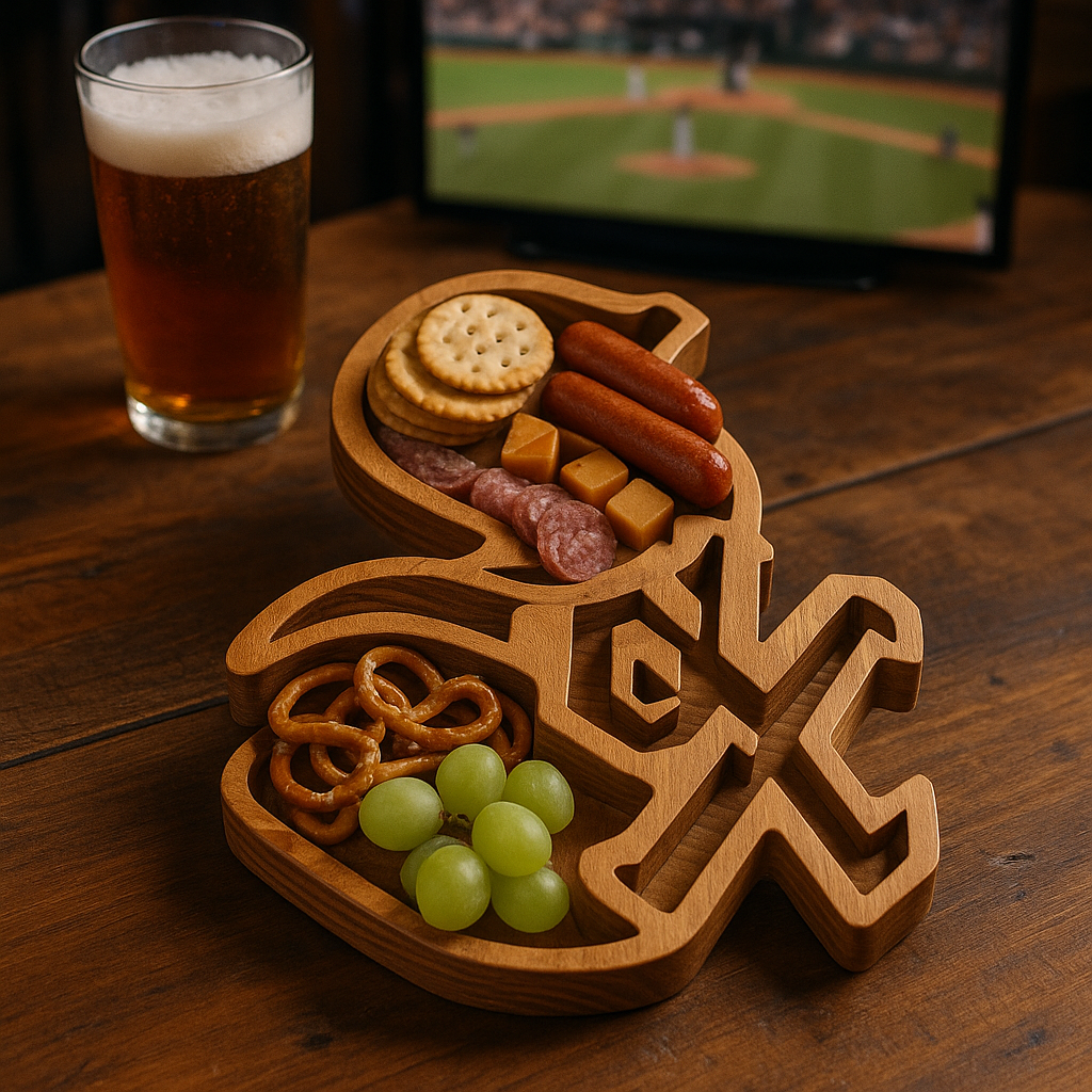  Baseball Spirit Wooden Charcuterie Board – Limited Edition
