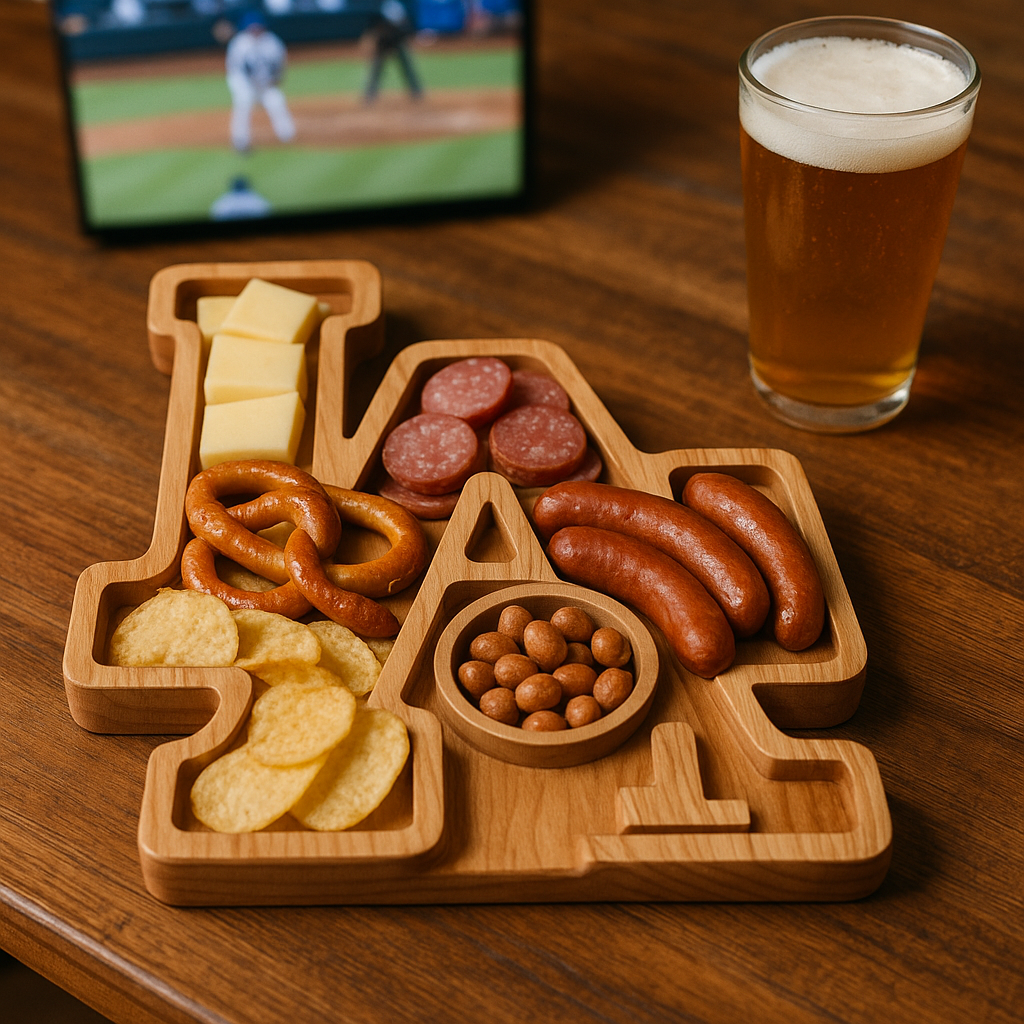  Baseball Spirit Wooden Charcuterie Board – Limited Edition