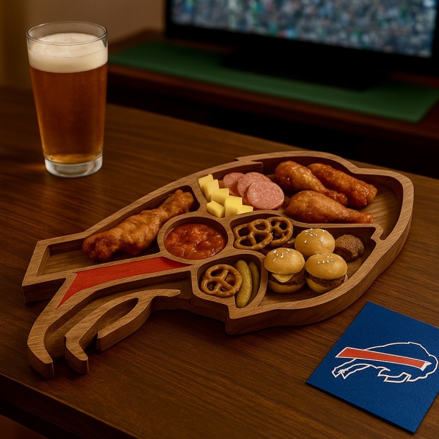 Team Legacy Wooden Charcuterie Board – Limited Edition Game Day Platter
