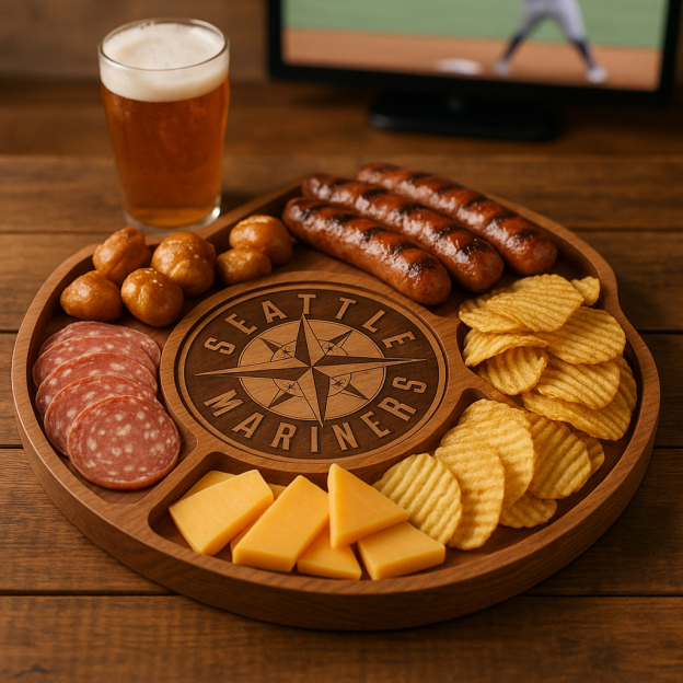  Baseball Spirit Wooden Charcuterie Board – Limited Edition