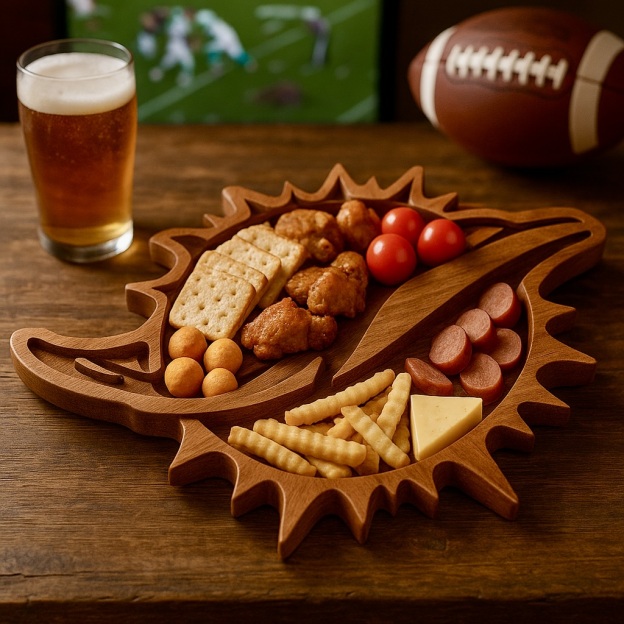 Team Legacy Wooden Charcuterie Board – Limited Edition Game Day Platter