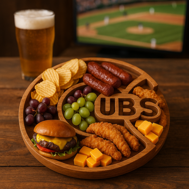  Baseball Spirit Wooden Charcuterie Board – Limited Edition