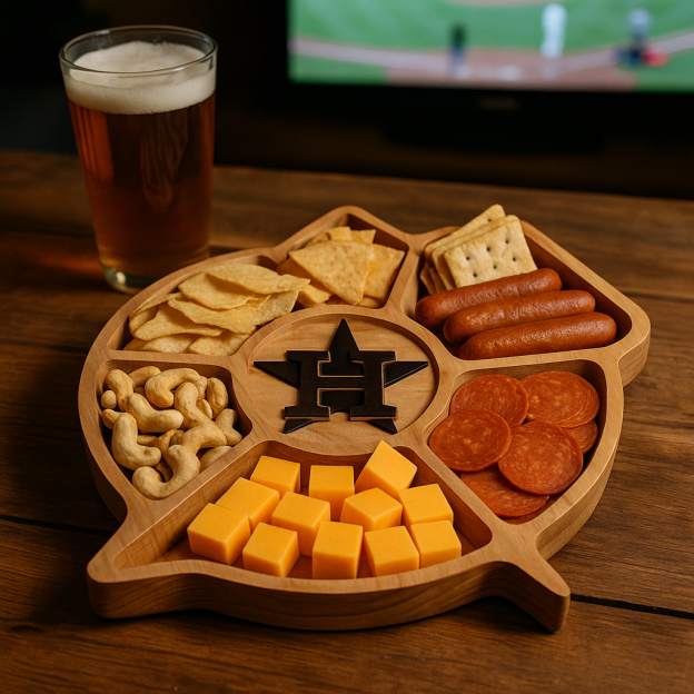  Baseball Spirit Wooden Charcuterie Board – Limited Edition