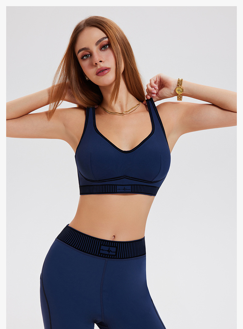 Custom High Quality 4 Way Stretch High Waist Flocking Yoga Pants 20% Spandex 80% Polyester Gym Leggings for Women-TCK50775