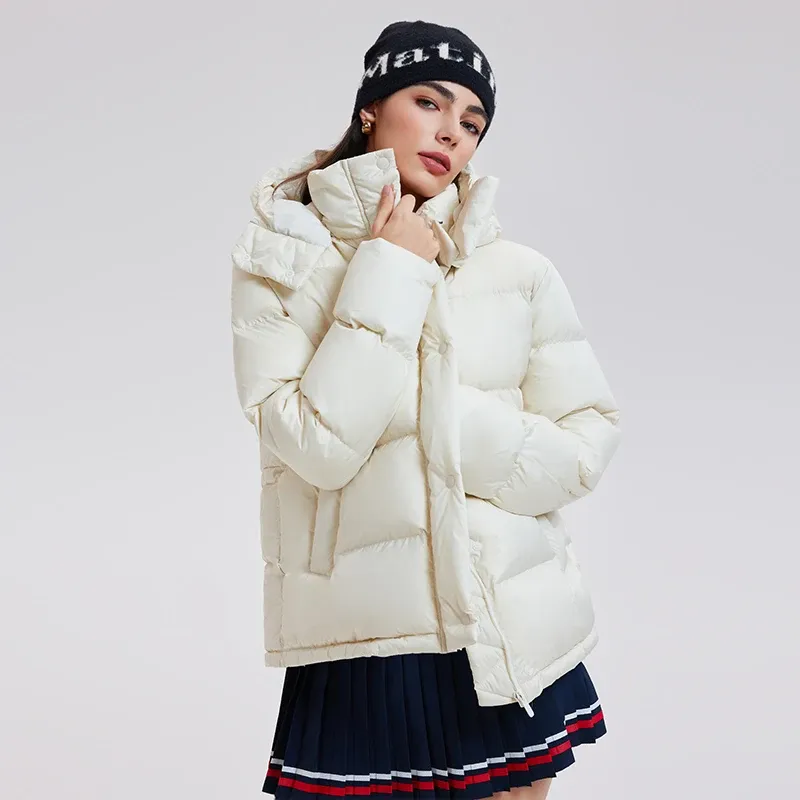 Lightweight Puffer Down Jacket Women Winter Customized Streetwear Unisex Coat 90% Duck Down Jacket