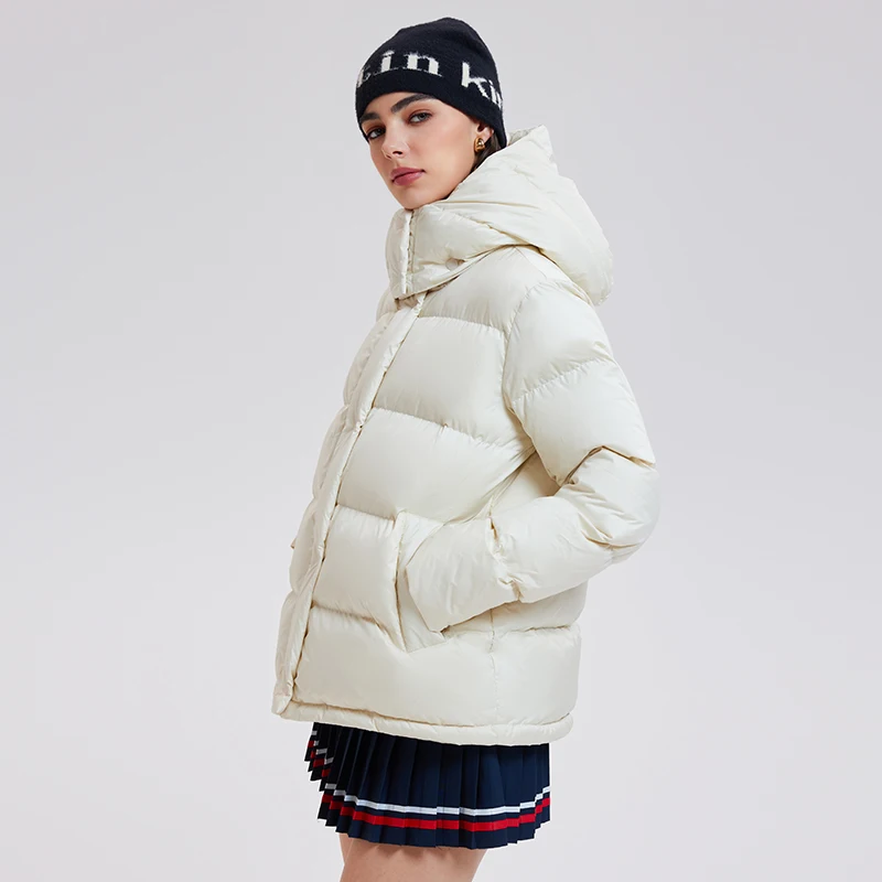 Lightweight Puffer Down Jacket Women Winter Customized Streetwear Unisex Coat 90% Duck Down Jacket