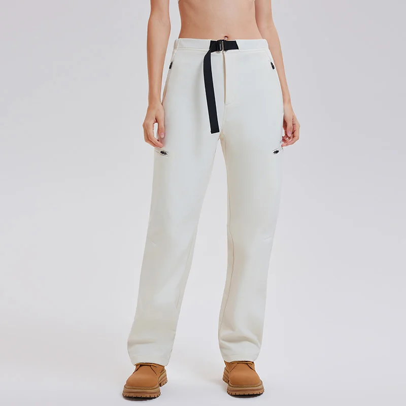 3-in-1 High Quality Thickened Warm Set Knitted Underpants Velvet Vest and Duck Down Jacket Set for Women Outdoor