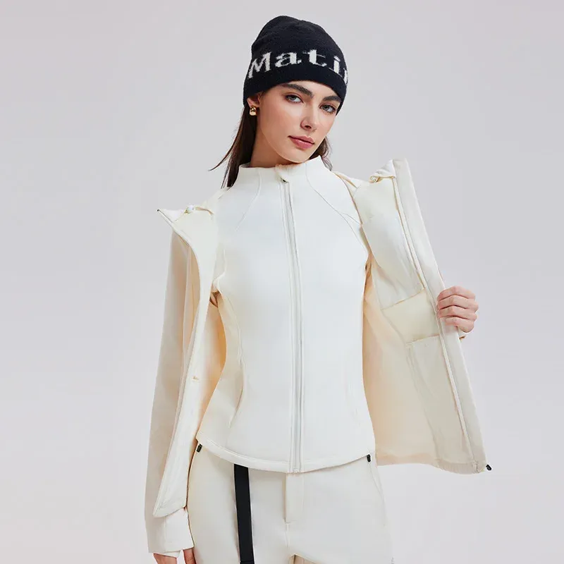 3-in-1 High Quality Thickened Warm Set Knitted Underpants Velvet Vest and Duck Down Jacket Set for Women Outdoor