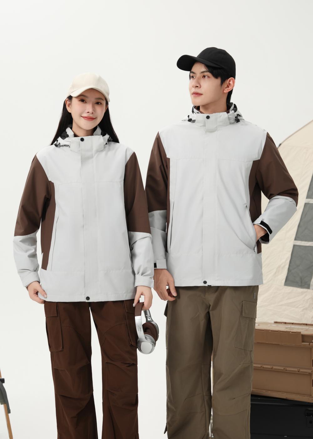 Three-in-one standard fleece lining jacket