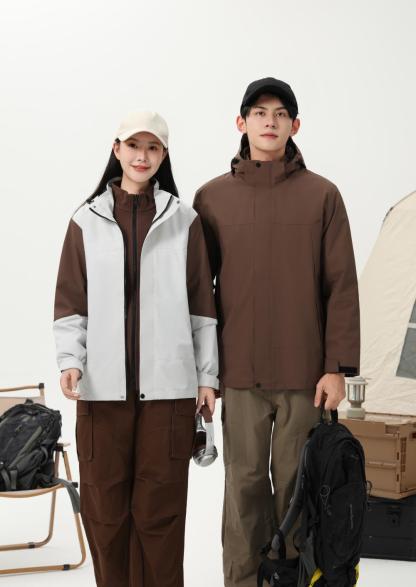 Three-in-one standard fleece lining jacket