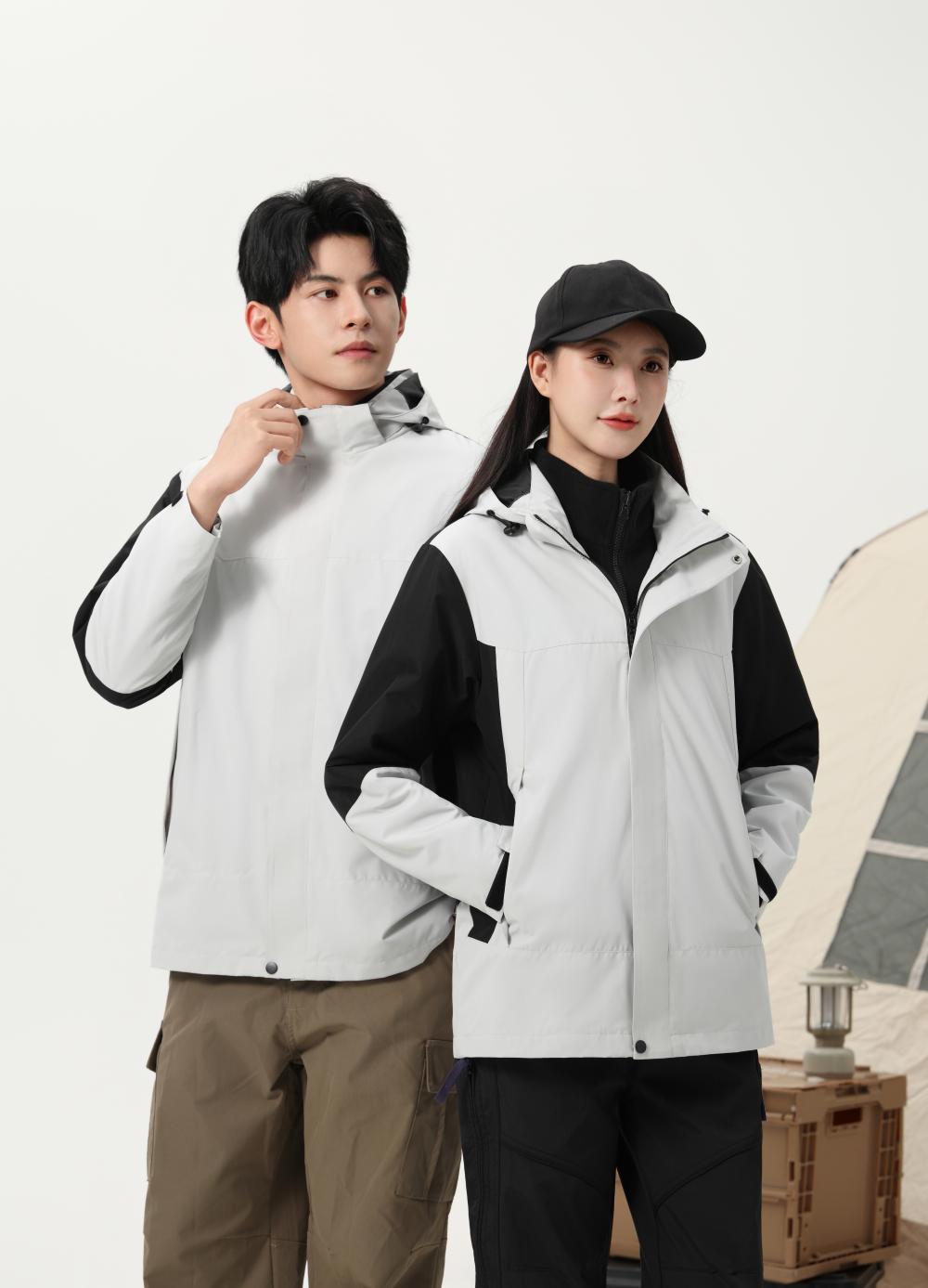 Three-in-one standard fleece lining jacket