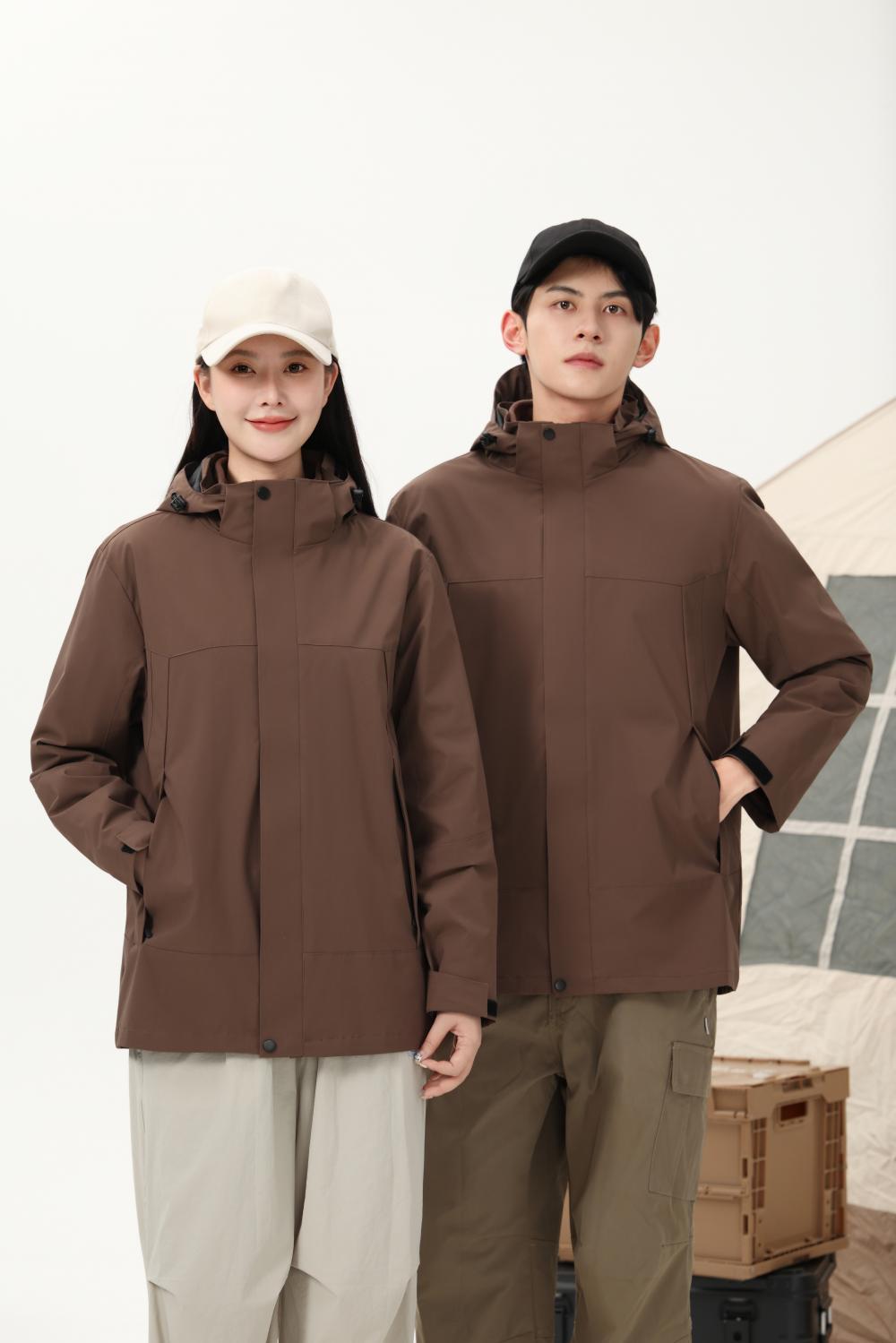 Three-in-one standard fleece lining jacket
