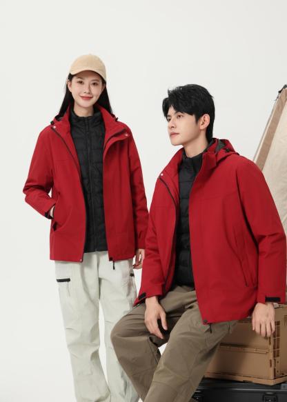 Three-in-one standard fleece lining jacket