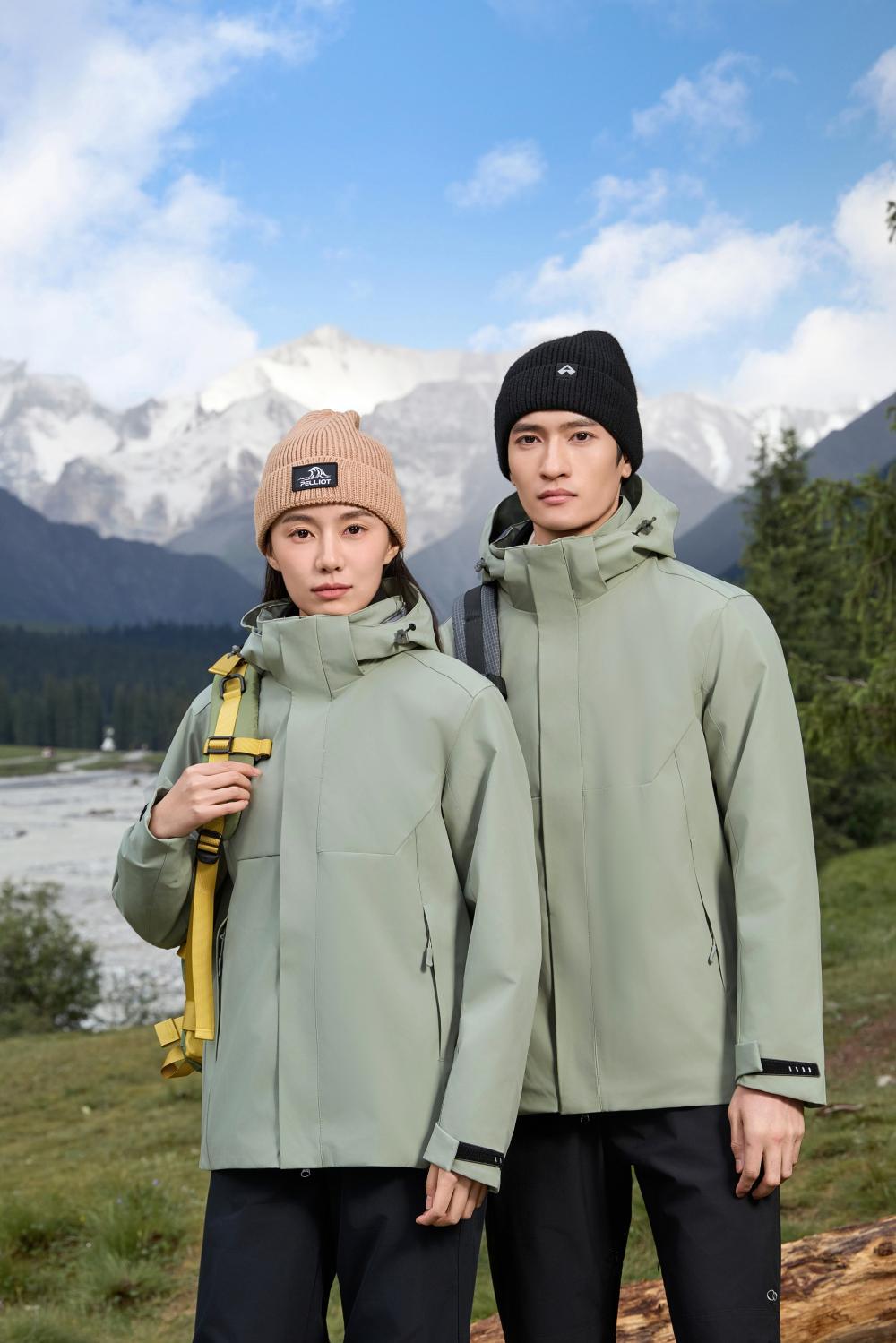 Three-in-one detachable fleece lining jacket