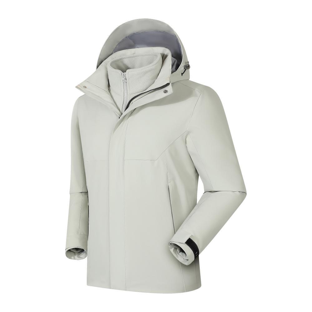 Three-in-one detachable fleece lining jacket
