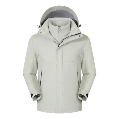 Three-in-one detachable fleece lining jacket
