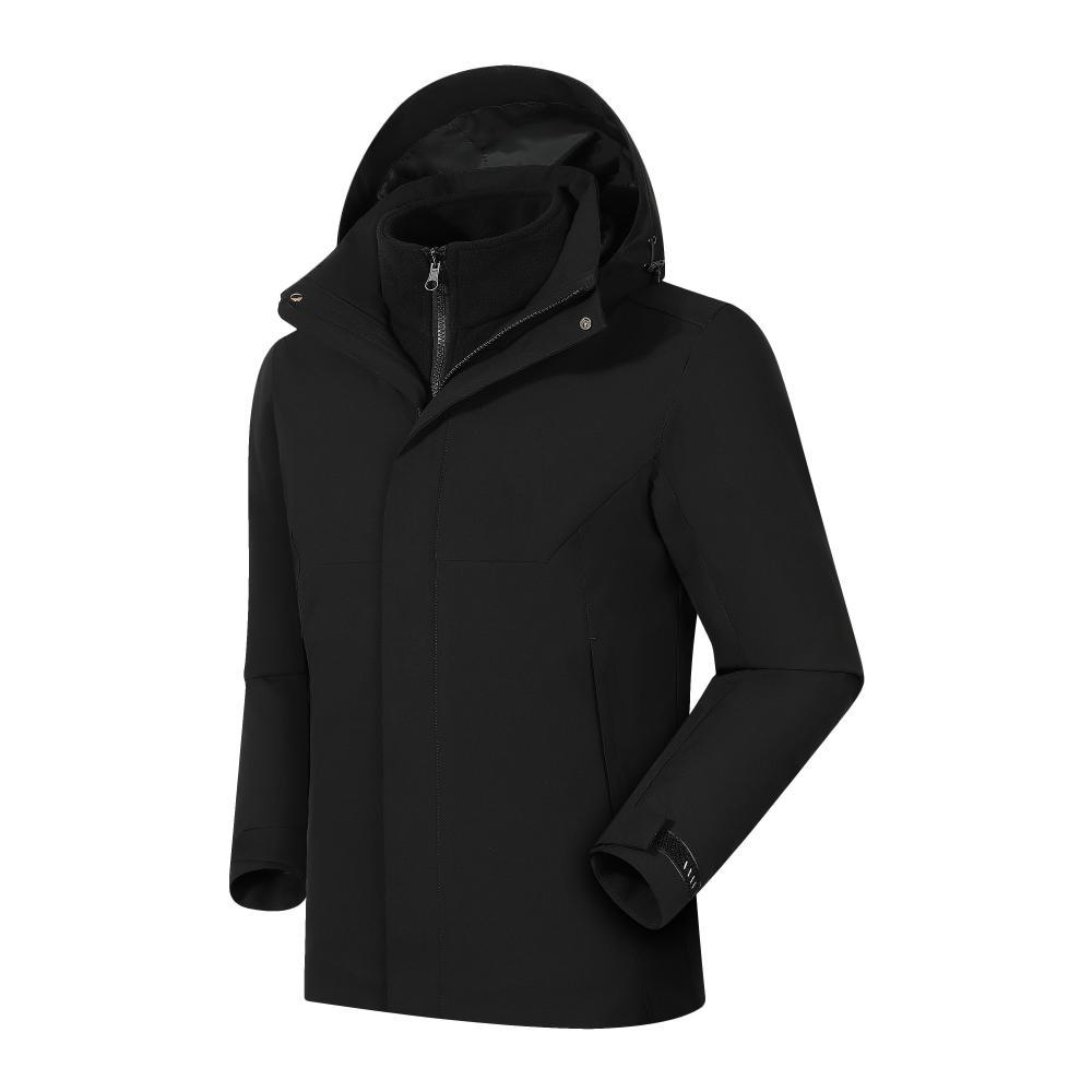 Three-in-one detachable fleece lining jacket