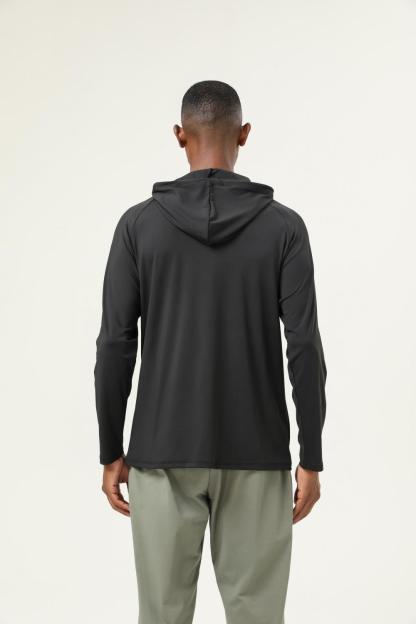 Long-sleeved hooded T-shirt 16855