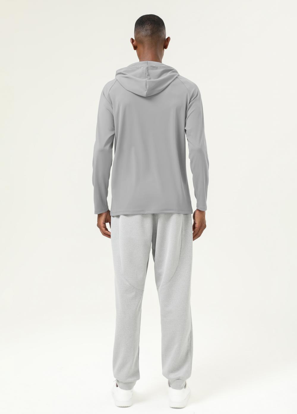 Long-sleeved hooded T-shirt 16855