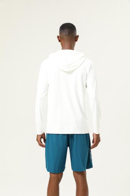 Long-sleeved hooded T-shirt 16855