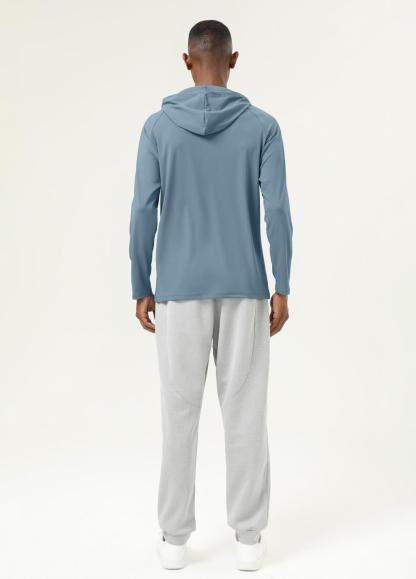 Long-sleeved hooded T-shirt 16855