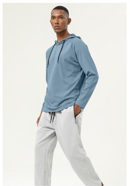 Long-sleeved hooded T-shirt 16855