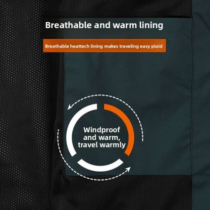 Breathable Water-Resistant Commuter Jacket Lightweight Windproof Coat Outdoor Commuter Dual-Use Functional Top