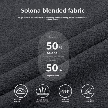 Outdoor Sports Long Sleeve Quick-Dry Breathable Fitness T-Shirt for Men Running Cycling Clothing Solona Basketball Top