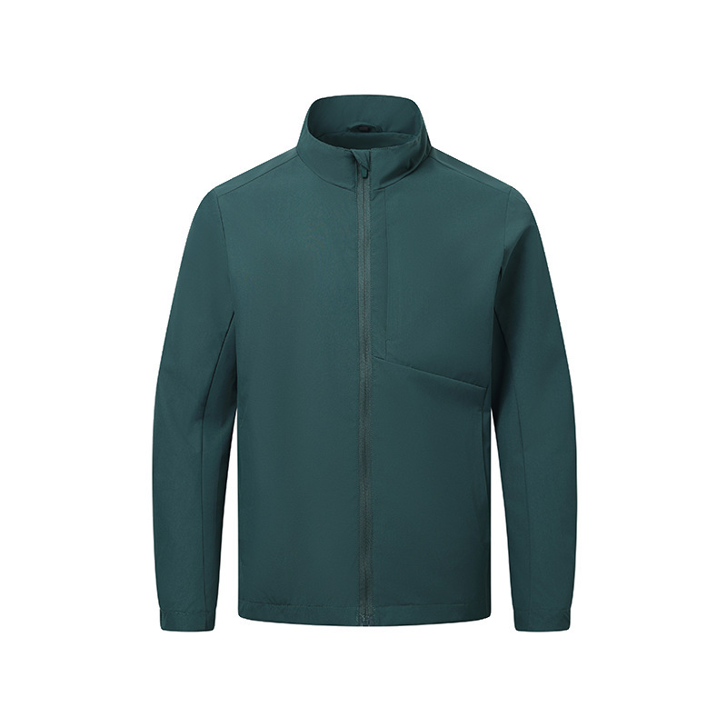 Breathable Water-Resistant Commuter Jacket Lightweight Windproof Coat Outdoor Commuter Dual-Use Functional Top