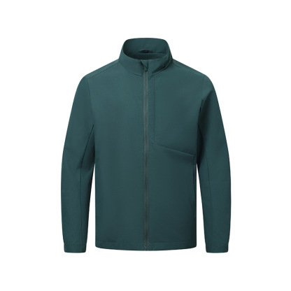 Breathable Water-Resistant Commuter Jacket Lightweight Windproof Coat Outdoor Commuter Dual-Use Functional Top