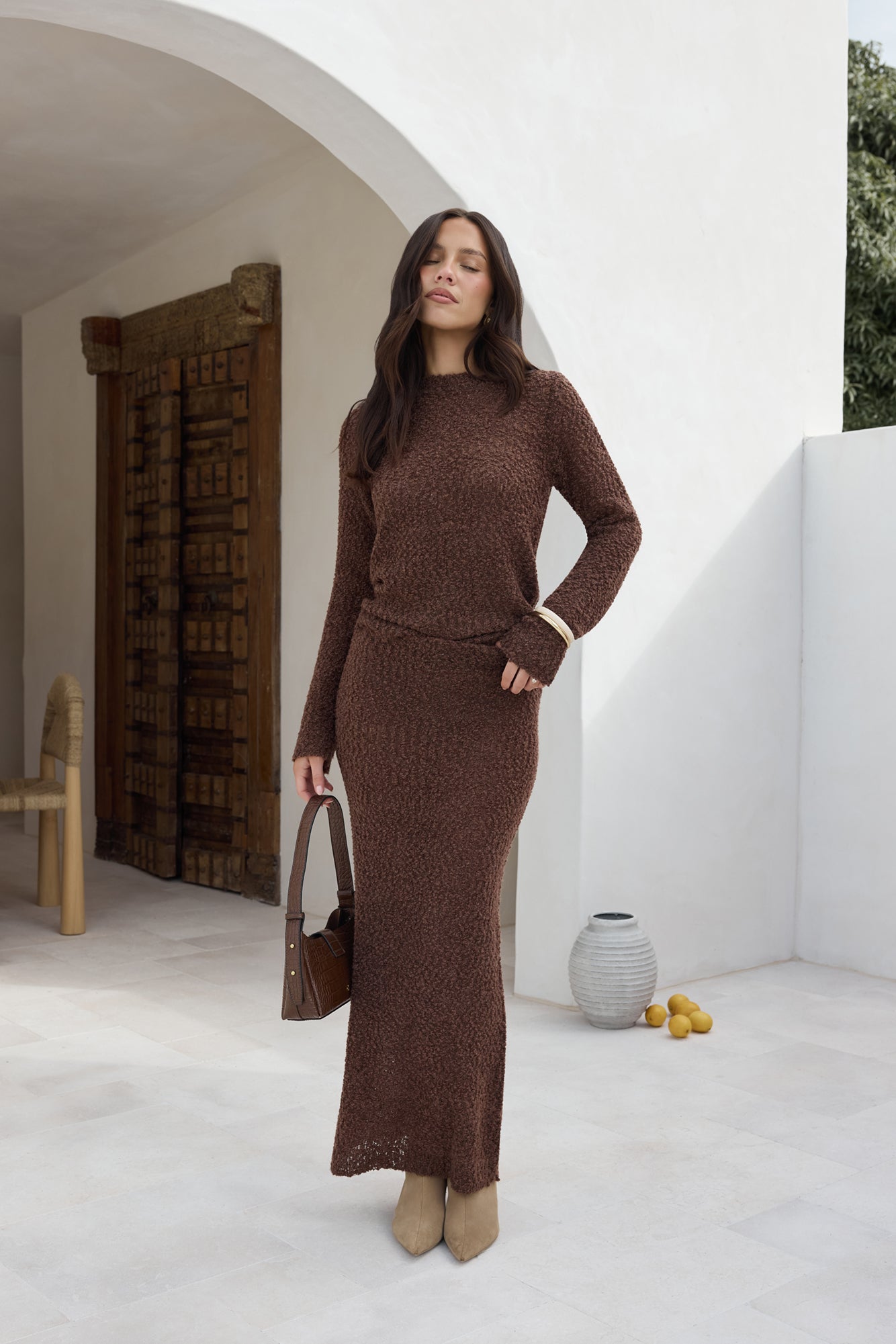 Understated It Girl Long Sleeve Top-Roy Dress