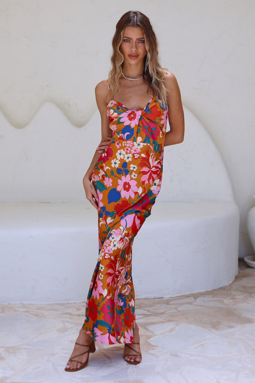 My Muse Maxi Dress Orange-Roy Dress