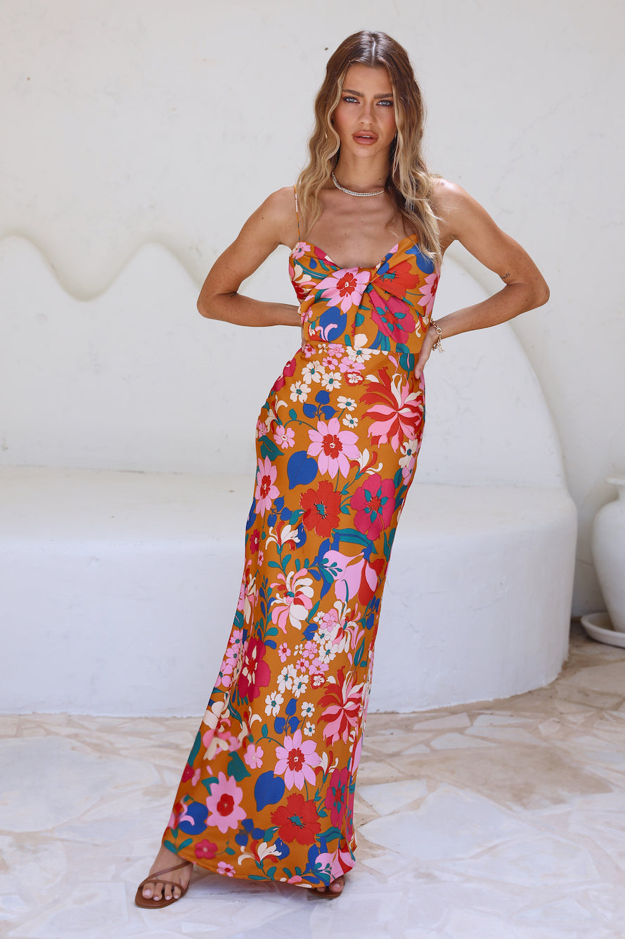 My Muse Maxi Dress Orange-Roy Dress