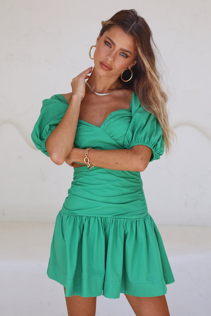 Always Dreaming Dress Green-Roy Dress