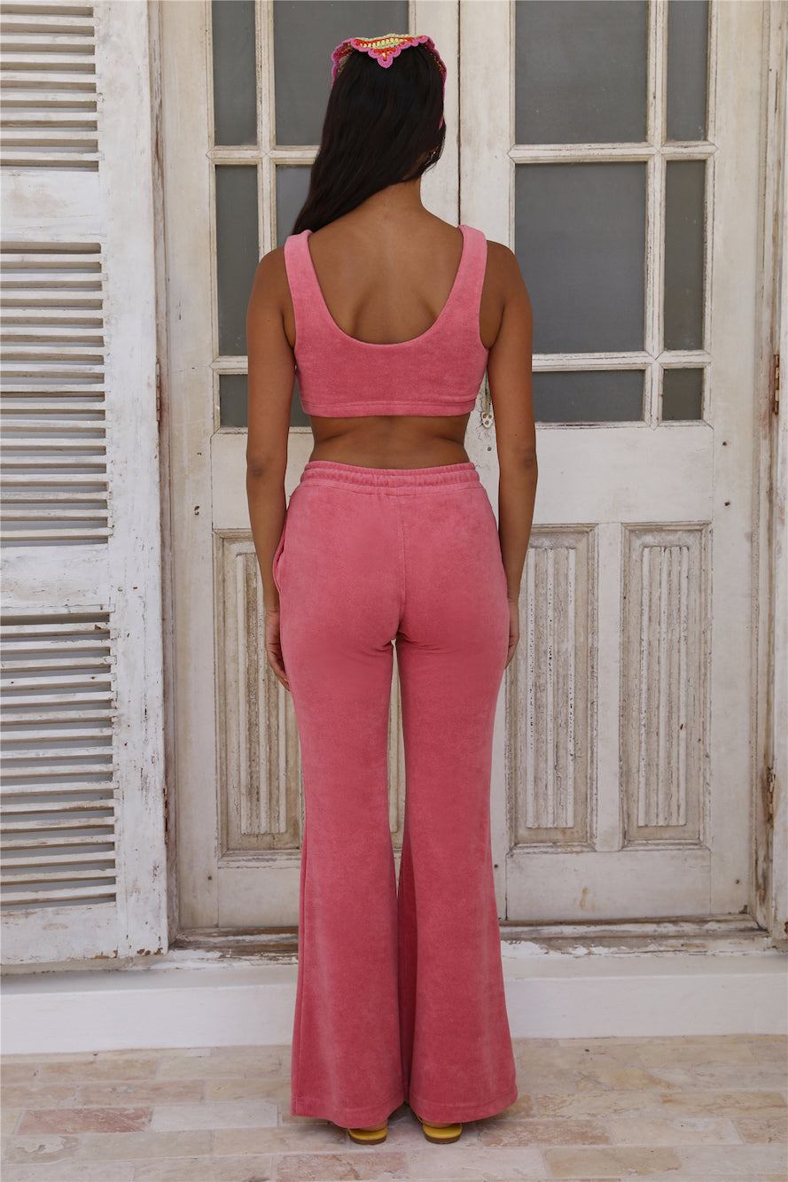 WRANGLER Lagoon Flare Pant Pink-Roy Dress