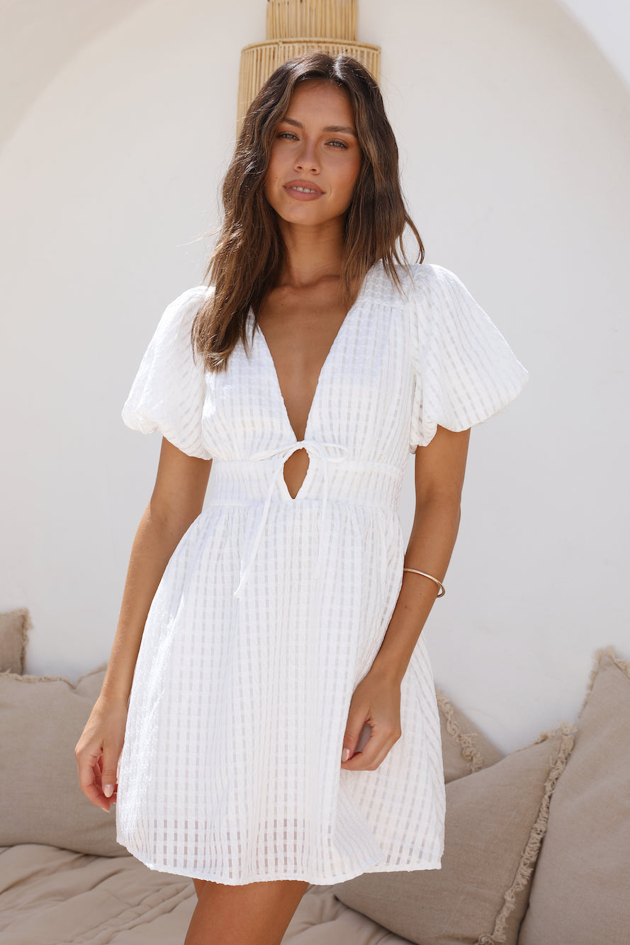 Kite Flying Dress White-Roy Dress