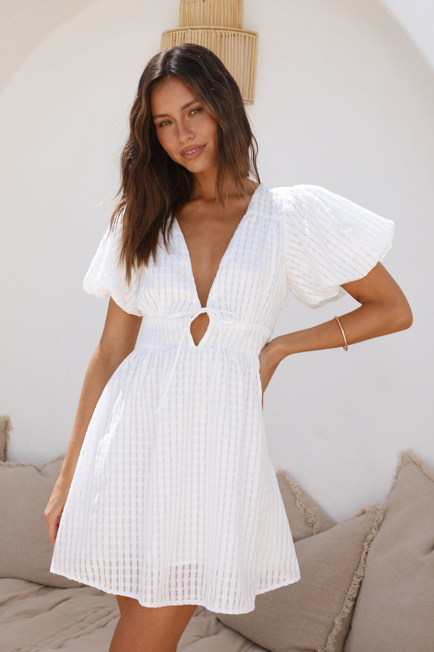 Kite Flying Dress White-Roy Dress