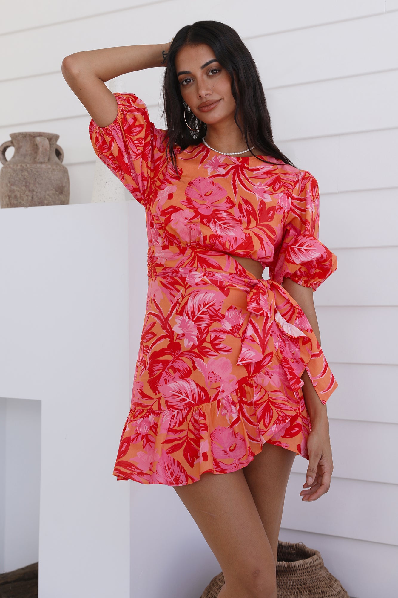 Island Of Orpheus Dress Pink-Roy Dress