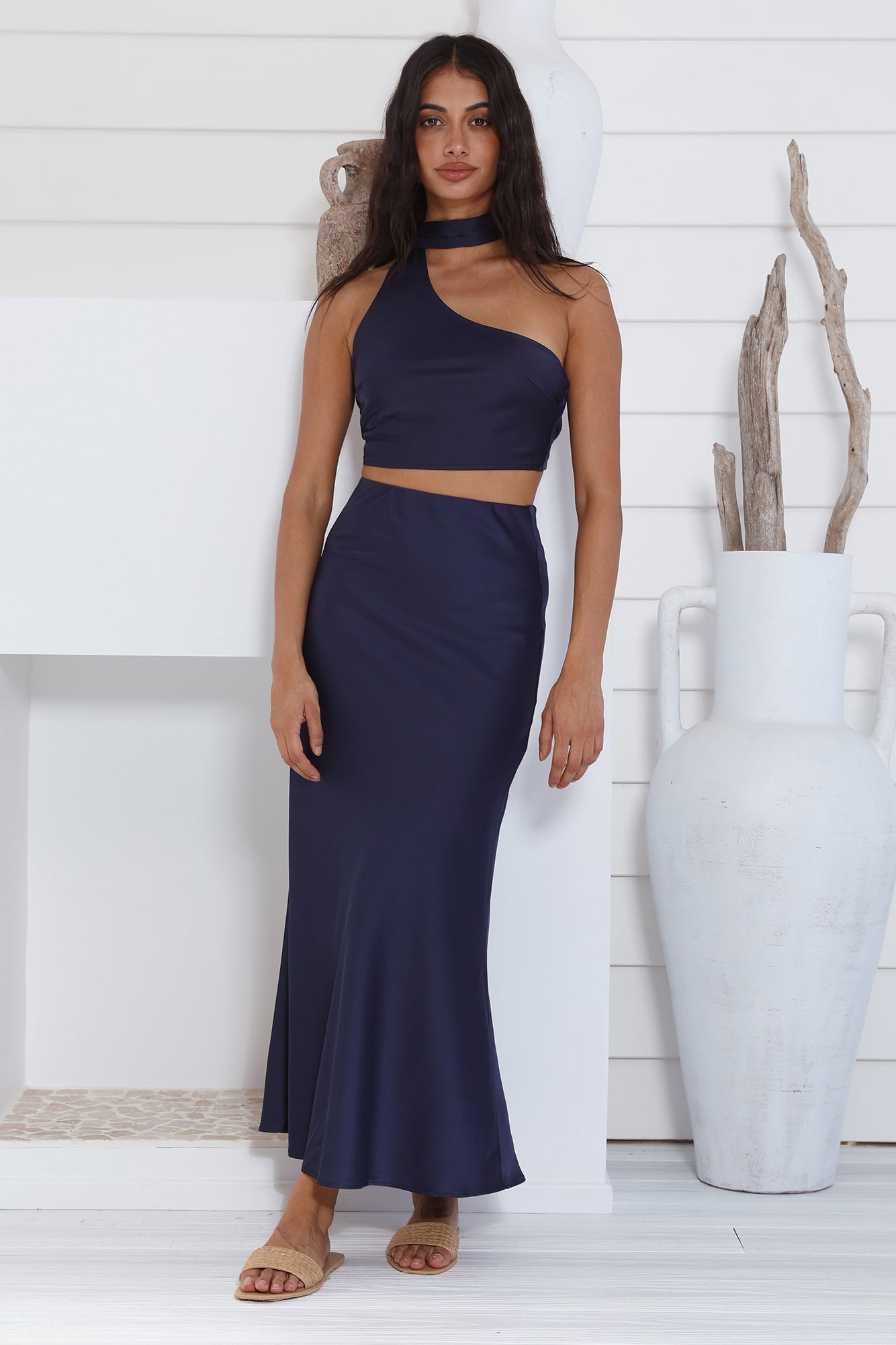 Astraea Maxi Skirt Blue-Roy Dress