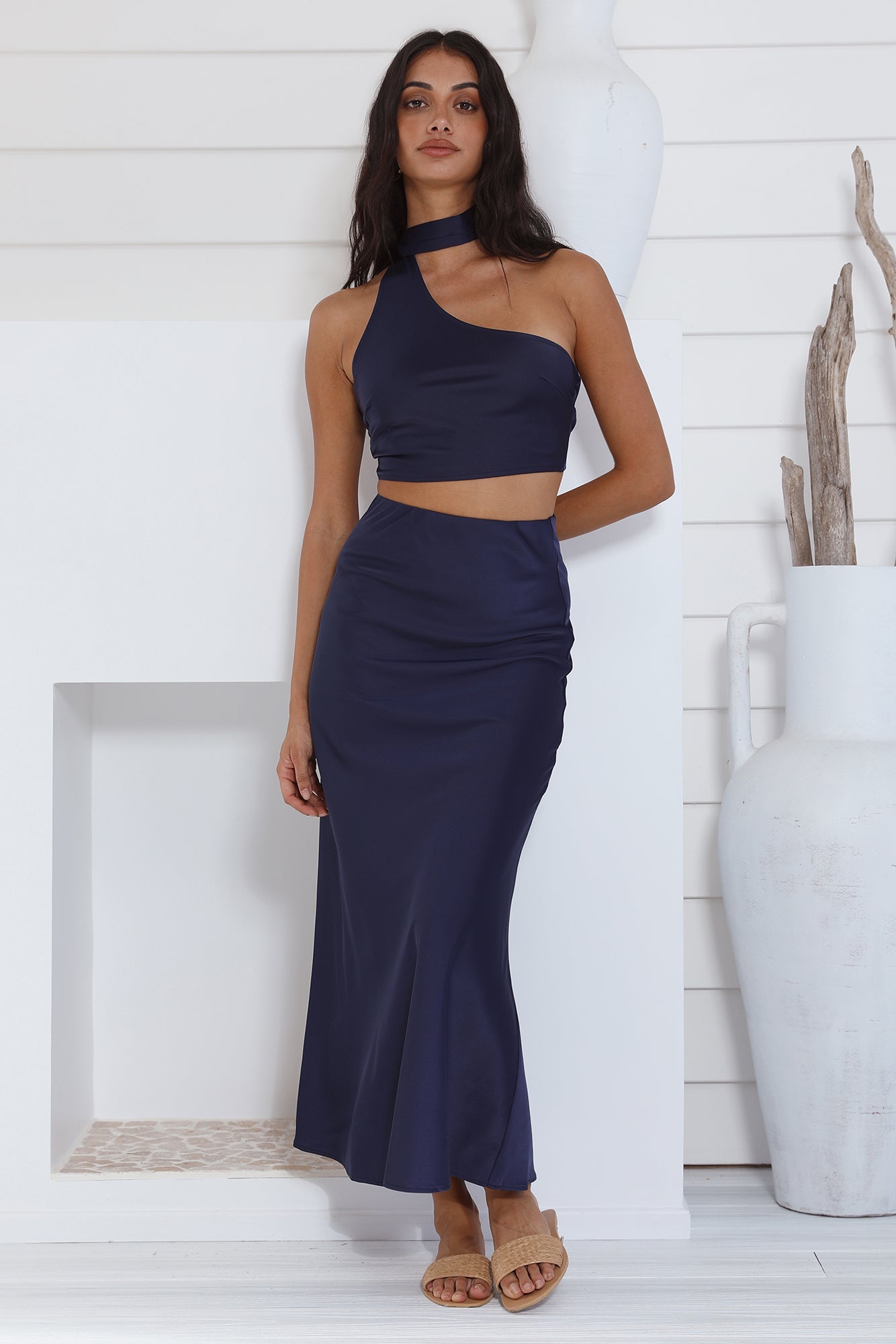 Astraea Maxi Skirt Blue-Roy Dress