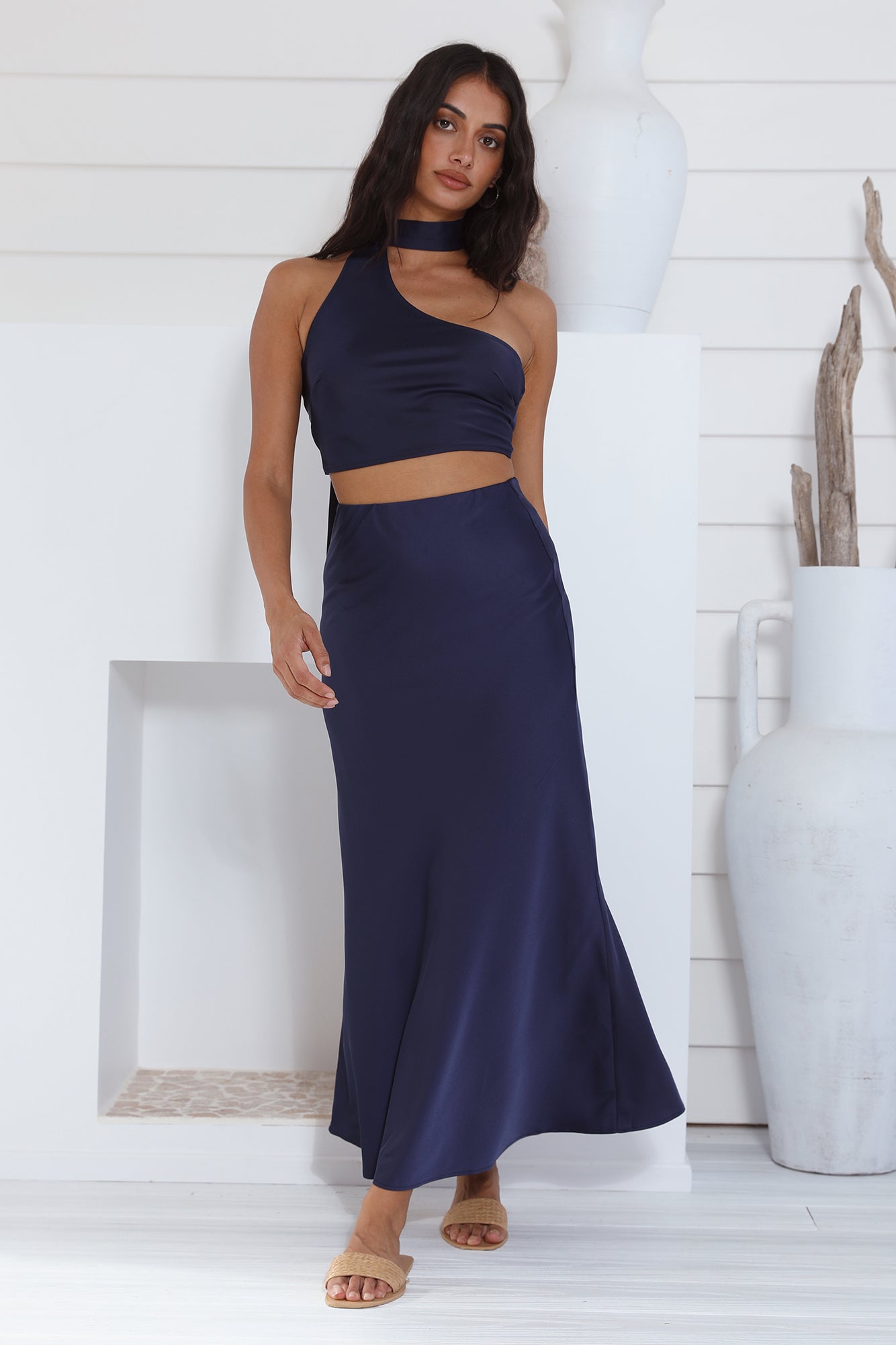 Astraea Maxi Skirt Blue-Roy Dress